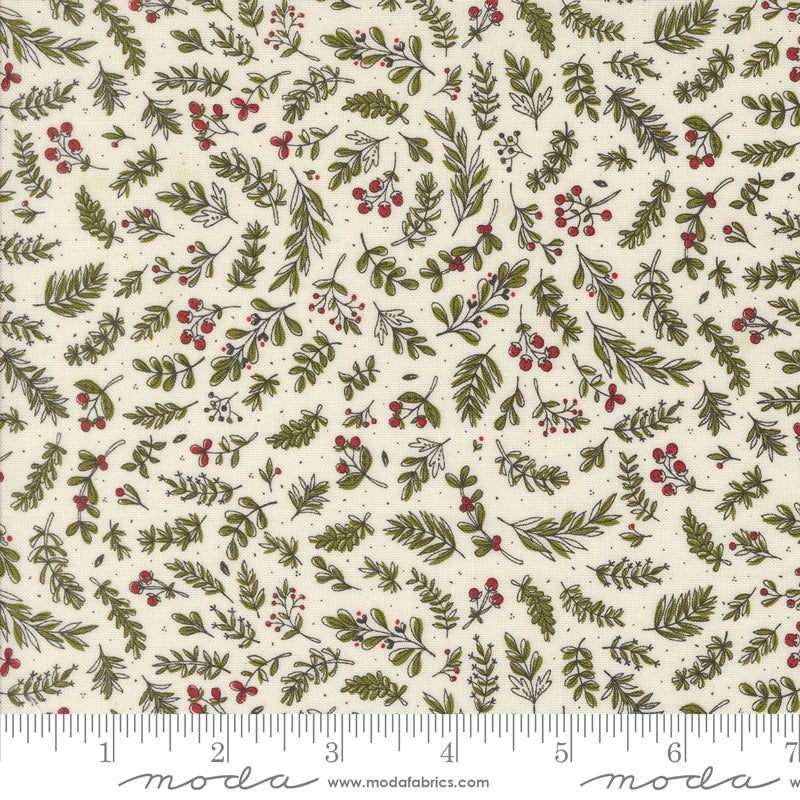 Emmitt and Ivy Vanilla Holly Yardage by Sweetwater for Moda Fabrics