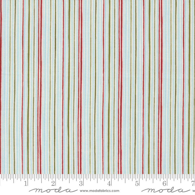 Emmitt and Ivy Multi Tiny Stripe Yardage by Sweetwater for Moda Fabrics