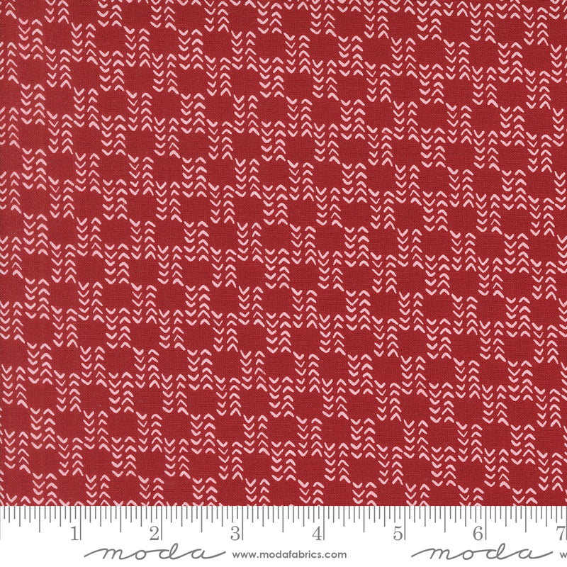 Emmitt and Ivy Red Sweater Stripes Yardage by Sweetwater for Moda Fabrics