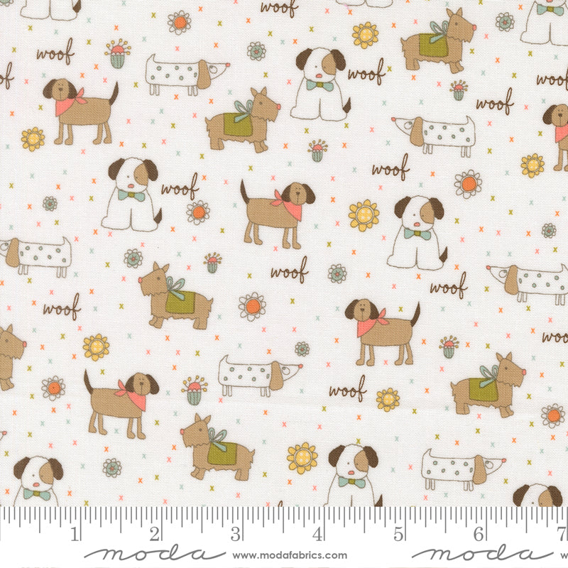 Lucky Cloud Puppy Parade Yardage by Sweetwater for Moda Fabrics