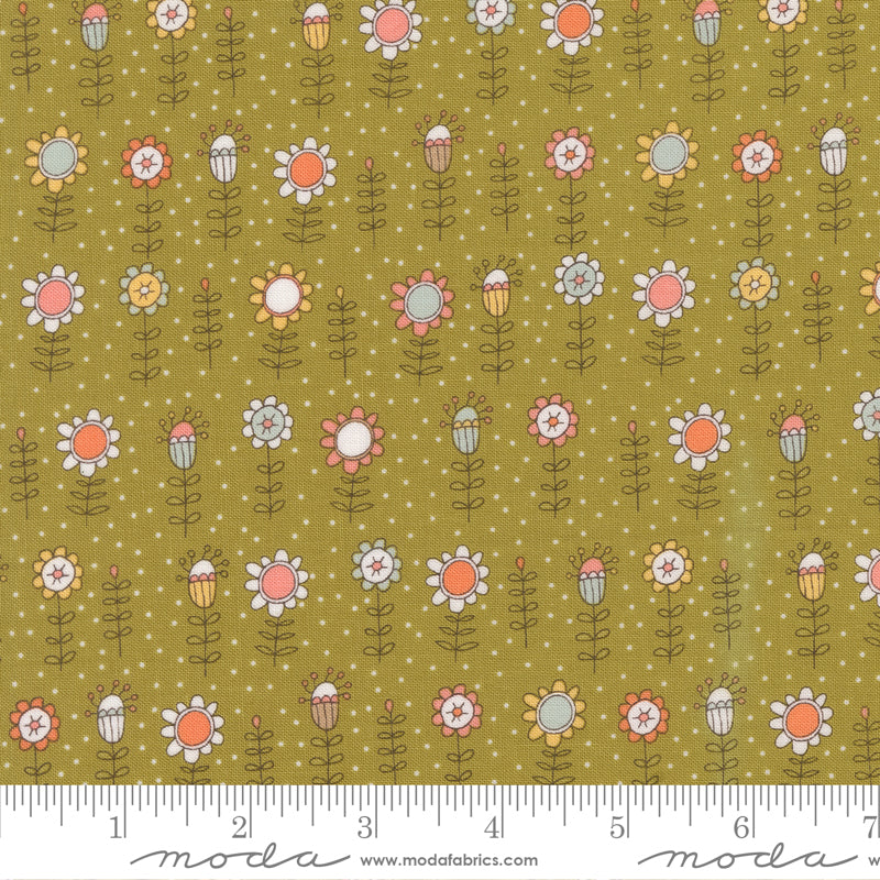 Lucky Grass Bloom Yardage by Sweetwater for Moda Fabrics