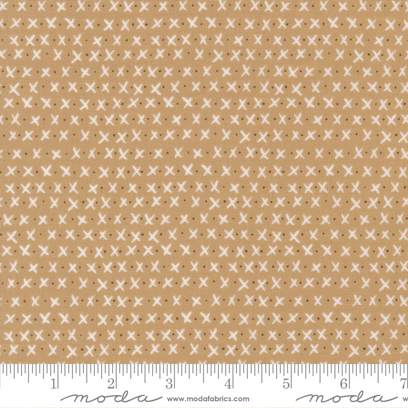 Lucky Sand Xs and Os Yardage by Sweetwater for Moda Fabrics