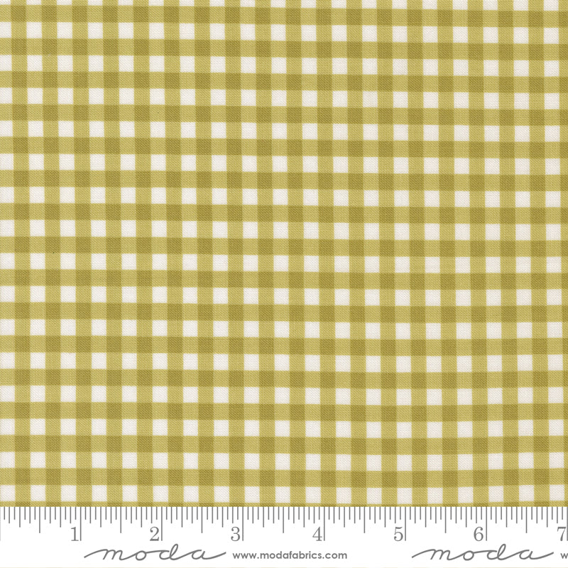 Lucky Grass Gingham Yardage by Sweetwater for Moda Fabrics