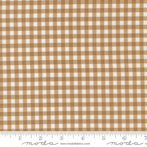 Lucky Sand Gingham Yardage by Sweetwater for Moda Fabrics