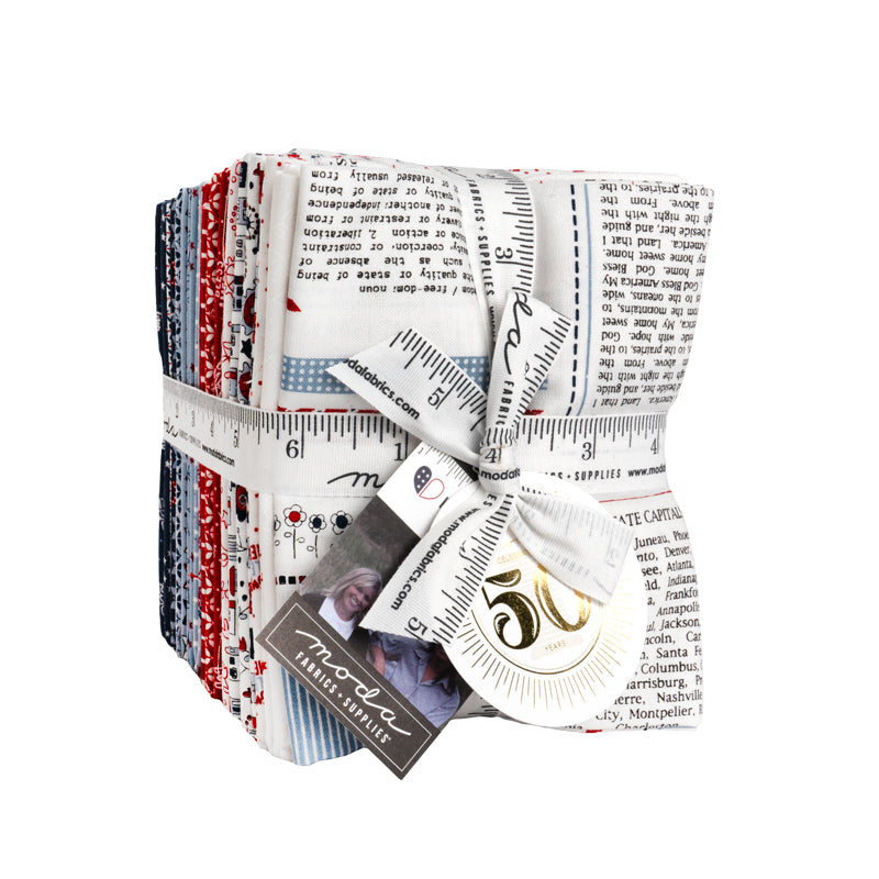 Independence Day Fat Quarter Bundle by Sweetwater for Moda Fabrics