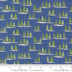 On Lake Time Deep Water Tiny Trees Yardage by Deb Strain for Moda Fabrics