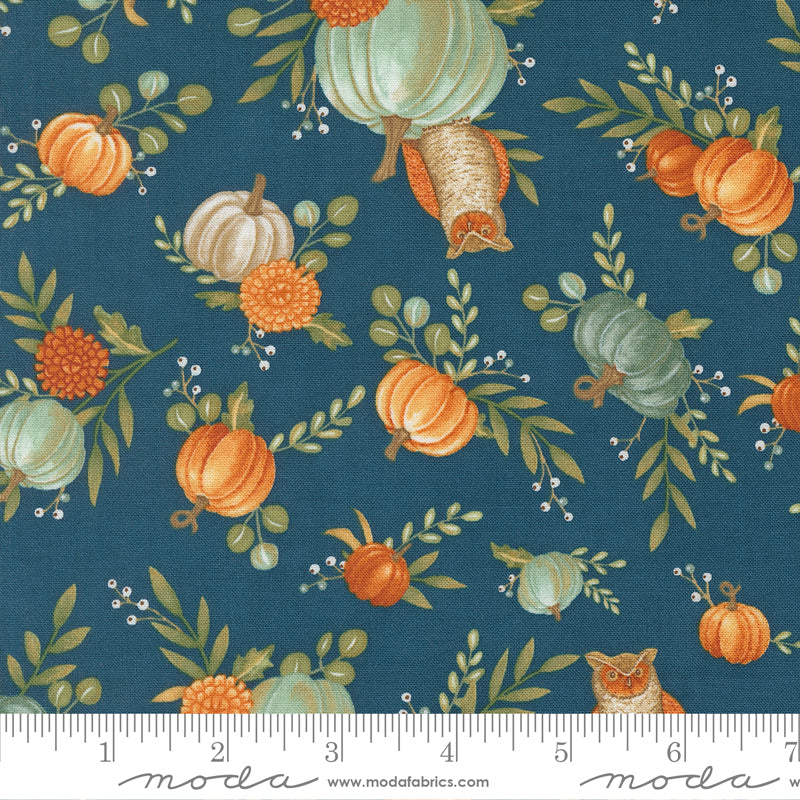 I Love Fall Most Of All Harvest Night Fall All Over Yardage by Deb Strain for Moda Fabrics