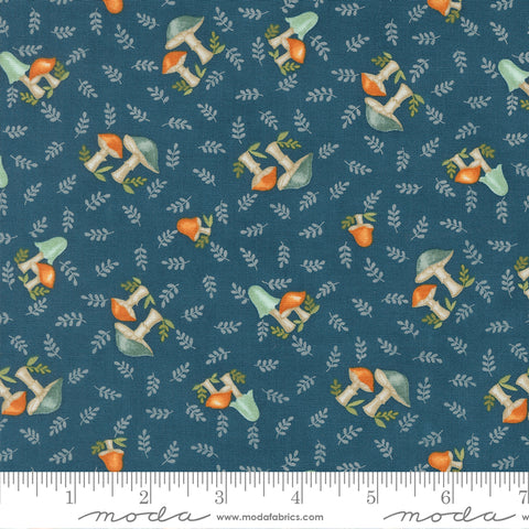 I Love Fall Most Of All Harvest Night Mushrooms All Over Yardage by Deb Strain for Moda Fabrics