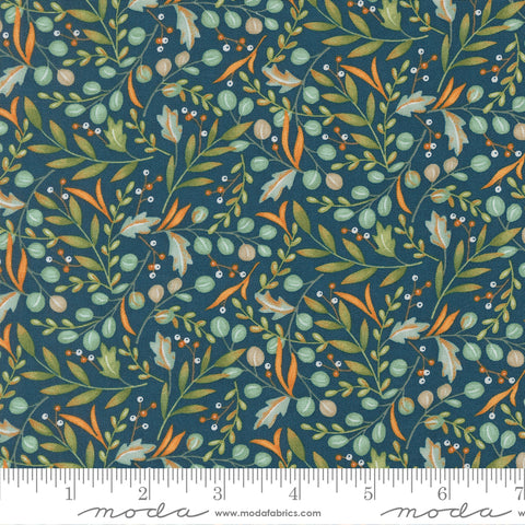 I Love Fall Most Of All Harvest Night Fall Foliage Yardage by Deb Strain for Moda Fabrics