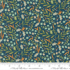 I Love Fall Most Of All Harvest Night Fall Foliage Yardage by Deb Strain for Moda Fabrics