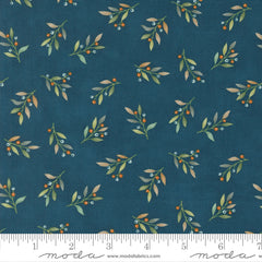 I Love Fall Most Of All Harvest Night Fall Leaves & Berries Yardage by Deb Strain for Moda Fabrics