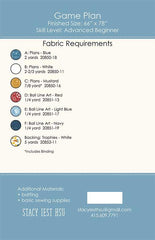 Game Plan Quilt Pattern by Stacy Iest Hsu