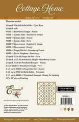 Cottage Home Quilt Pattern by Sweetfire Road