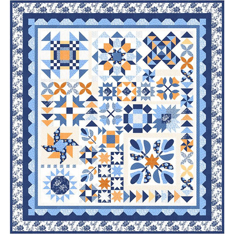 Denim & Daisies Halloween Figs Quilt Kit