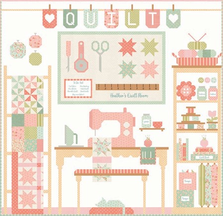 Sunbonnet Quilt Room BOM Quilt Kit by My Sew Quilty Life