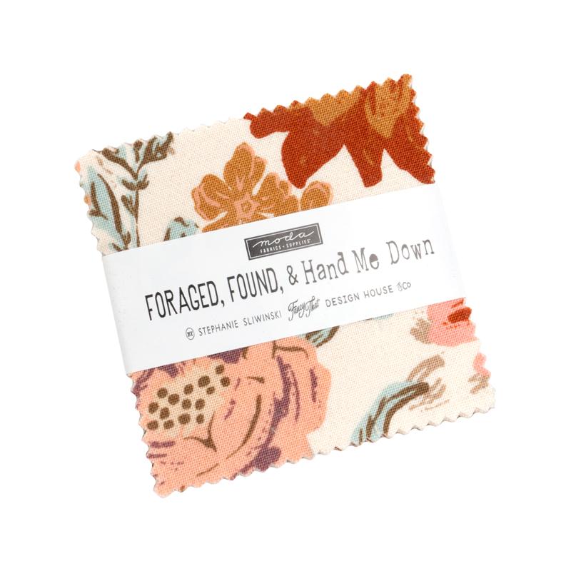 Foraged, Found & Hand Me Down Mini Charm by Fancy That Design House for Moda Fabrics