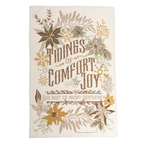 Old World Yuletide Tea Towels by Fancy That Design House for Moda Fabrics