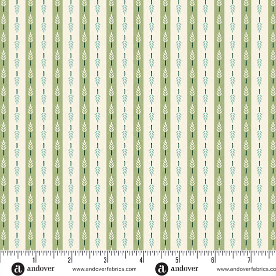 Heartland Prairie Harvest Stripe Yardage by Judy Jarvi for Andover Fabrics