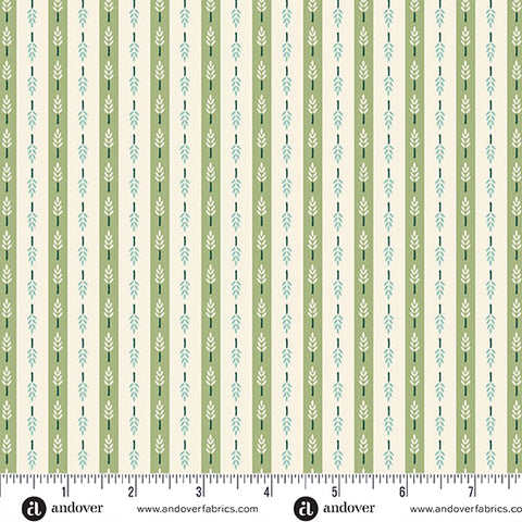 Heartland Prairie Harvest Stripe Yardage by Judy Jarvi for Andover Fabrics