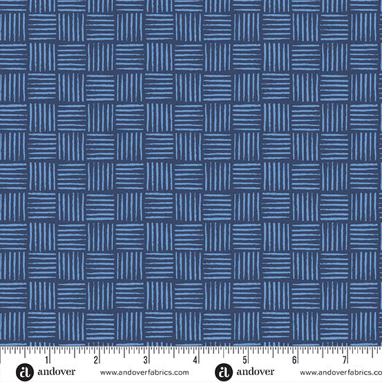 Oh Say Can You Sew Navy Gallantly Streaming Yardage by Amy Latta for Andover Fabrics