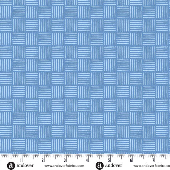 Oh Say Can You Sew Cornflower Blue Gallantly Streaming Yardage by Amy Latta for Andover Fabrics