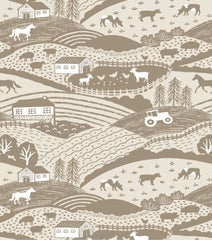 Country Croft Mink Croft Yardage by Lewis & Irene Fabrics