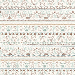 Country Croft Cream Farm Friends Yardage by Lewis & Irene Fabrics