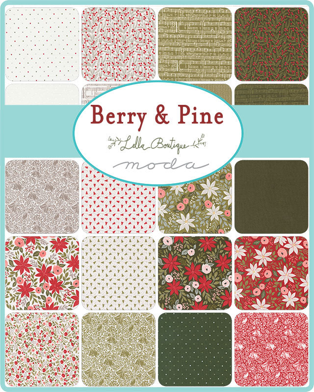 Berry & Pine Fat Quarter Bundle by Lella Boutique for Moda Fabrics