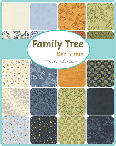 PREORDER Family Tree Fat Quarter Bundle by Deb Strain for Moda Fabrics