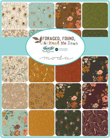Foraged, Found & Hand Me Down Mini Charm by Fancy That Design House for Moda Fabrics