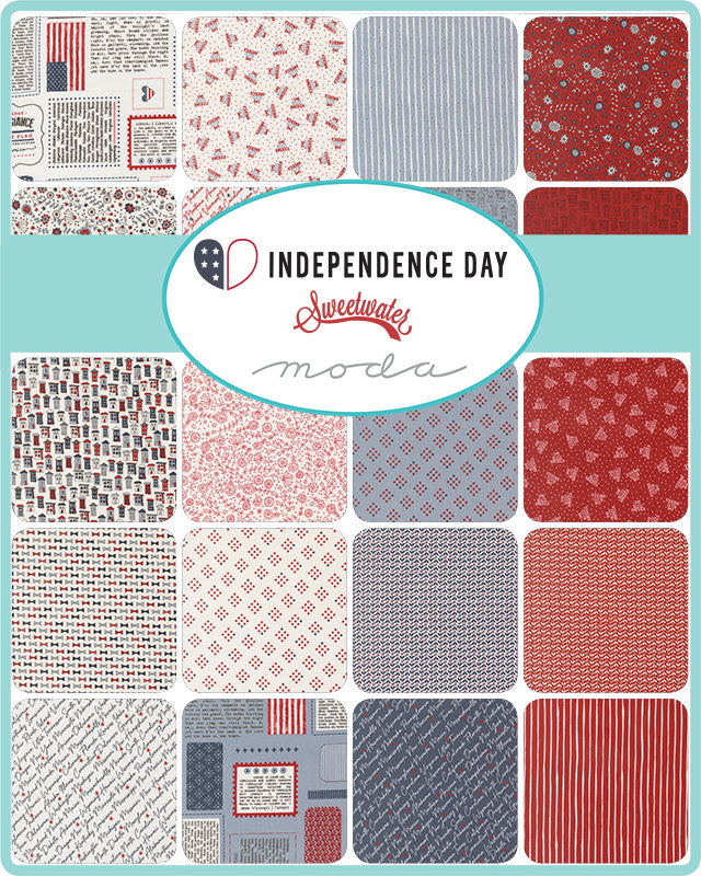 PREORDER Independence Day Fat Quarter Bundle by Sweetwater for Moda Fabrics