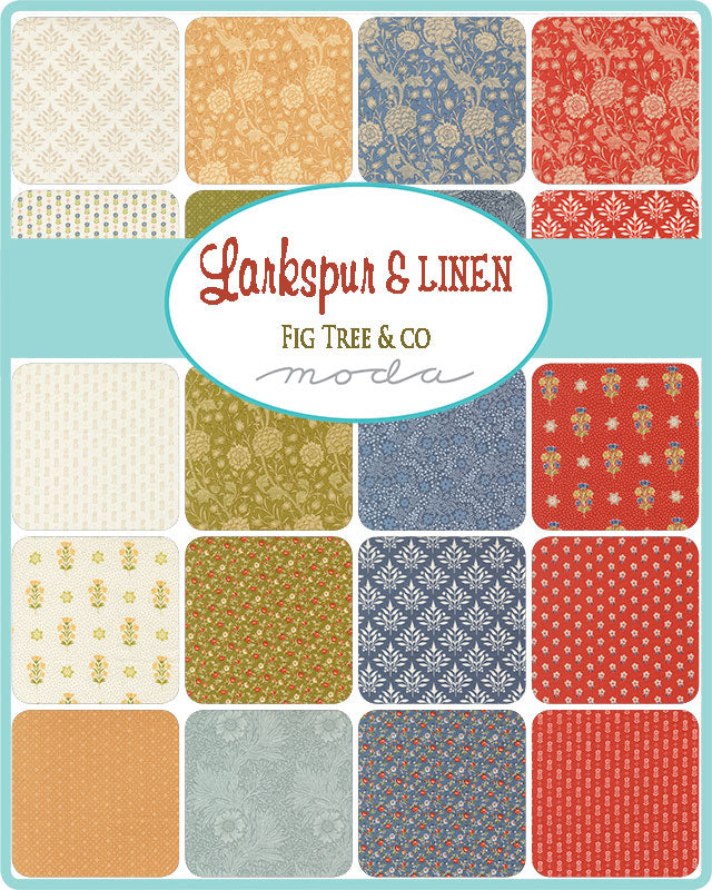 Larkspur & Linen Charm Pack by Fig Tree & Co. for Moda Fabrics