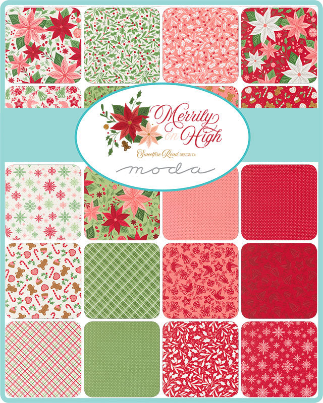 PREORDER Merrily On High Charm Pack by Sweetfire Road for Moda Fabrics