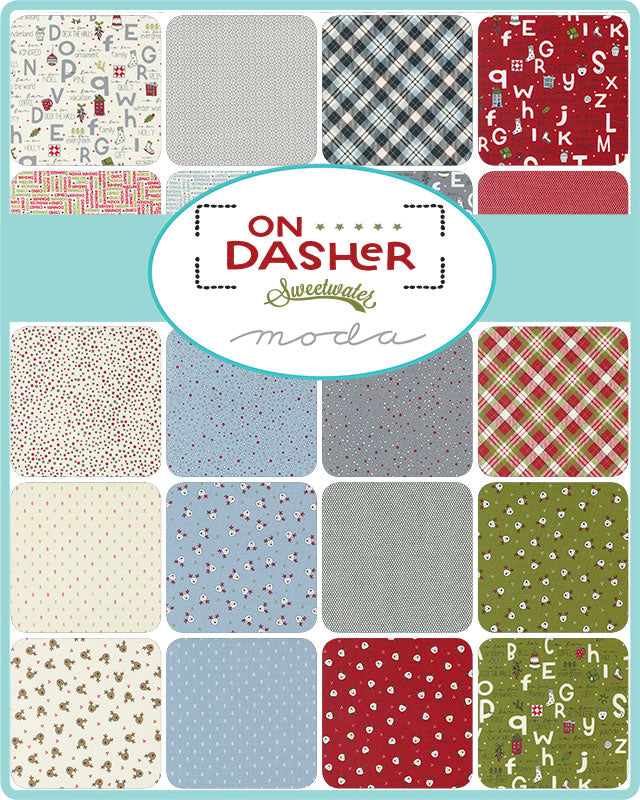 On Dasher Fat Quarter Bundle by Sweetwater for Moda Fabrics