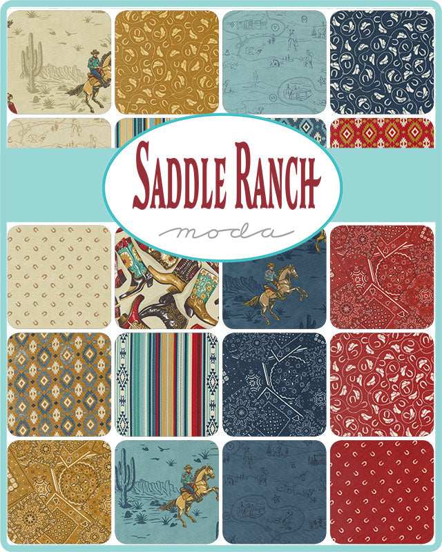 Saddle Ranch Charm Pack by Moda for Moda Fabrics