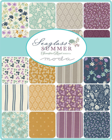 Seaglass Summer Fat Quarter Bundle by Sweetfire Road for Moda Fabrics