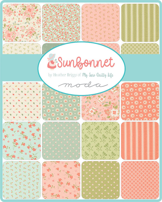 Sunbonnet Fat Quarter Bundle by Heather Briggs for Moda Fabrics