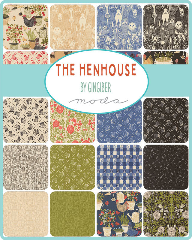 PREORDER The Henhouse Charm Pack by Gingiber for Moda Fabrics