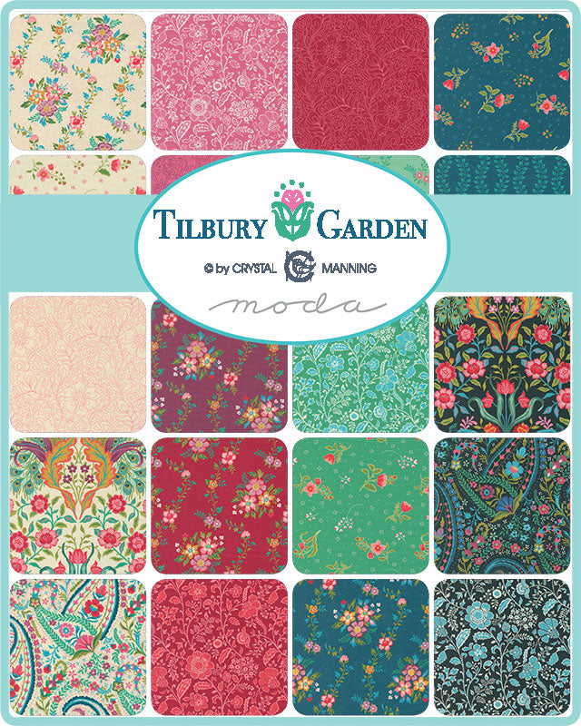 Tilbury Garden collection by Crystal Manning for Moda Fabrics