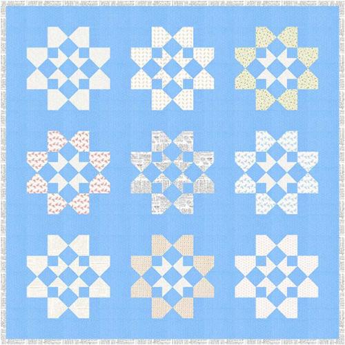 Asters Quilt Pattern by Fig Tree & Co.