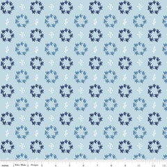 Simply Country White Wreaths Yardage by Tasha Noel for Riley Blake Designs