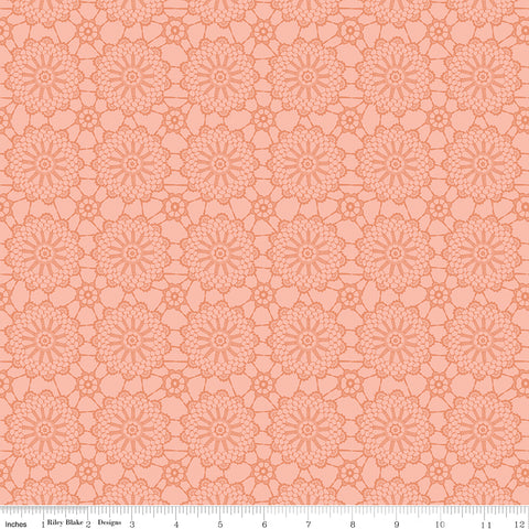 Live, Love, Glamp Blush Crochet Yardage by Dani Mogstad for Riley Blake Designs