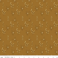 Fall's In Town Tan Drawing Yardage by Sandy Gervais for Riley Blake Designs