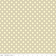 Fall's In Town Cream Grid Yardage by Sandy Gervais for Riley Blake Designs