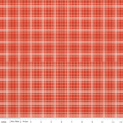 Farmhouse Summer Red Plaid Yardage by Echo Park Paper Co. for Riley Blake Designs