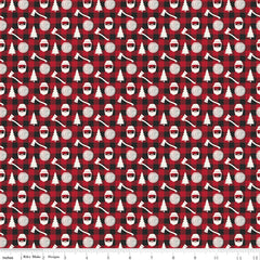 Woodsman Red Black Lumberjack Plaid Yardage by Lori Whitlock for Riley Blake Designs