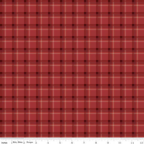 Woodsman Red Plaid Yardage by Lori Whitlock for Riley Blake Designs