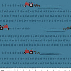 Country Life Denim Working the Field Yardage by Jennifer Long for Riley Blake Designs