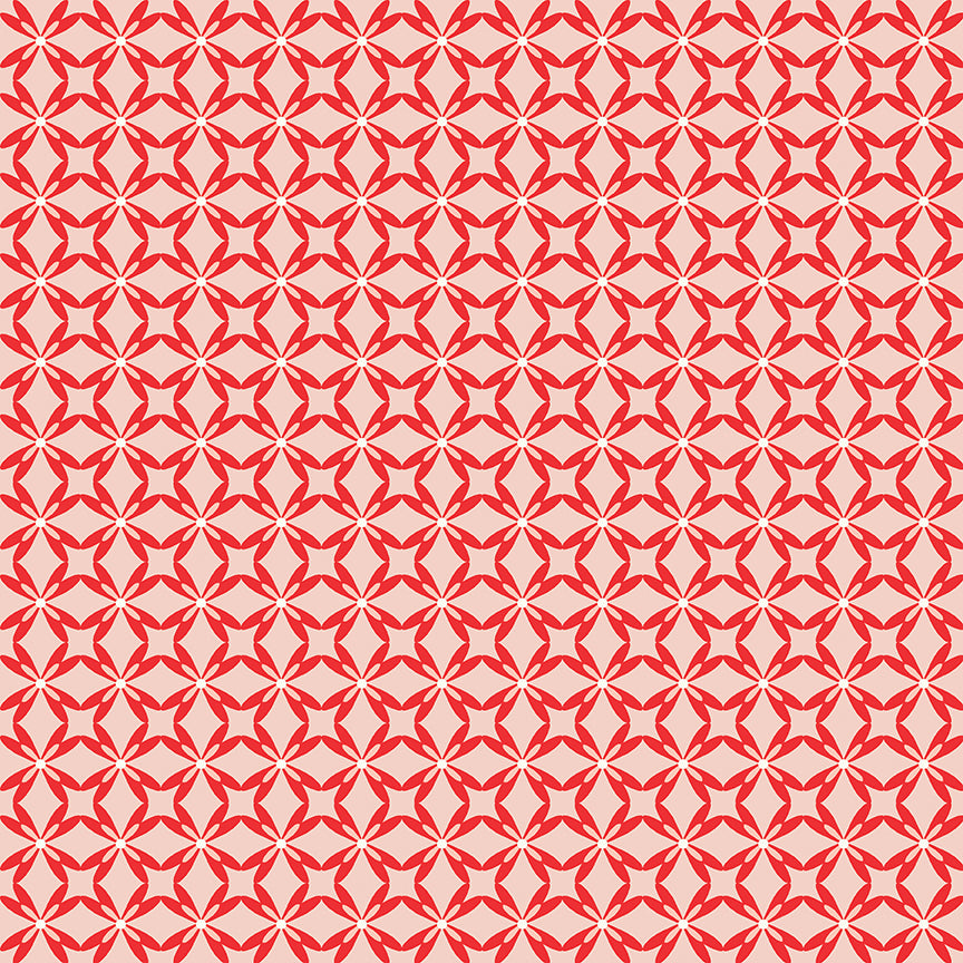 I Love Us Blush Tiled Hearts Yardage by Sandy Gervais for Riley Blake Designs