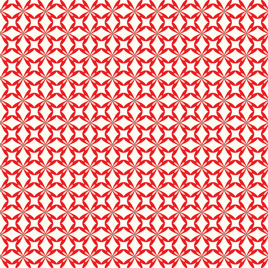 I Love Us Cream Tiled Hearts Yardage by Sandy Gervais for Riley Blake Designs